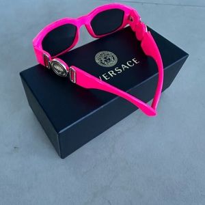 Hot pink Barbie Versace sunglasses